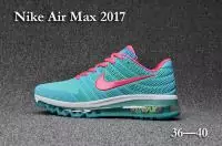 nike air max 2017 multicolor femmes running vert rouge